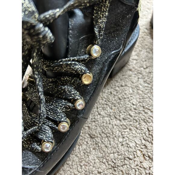 Women’s size 6.5 juicy couture indulgence boots fashion hiking booties faux fur - Picture 5 of 8